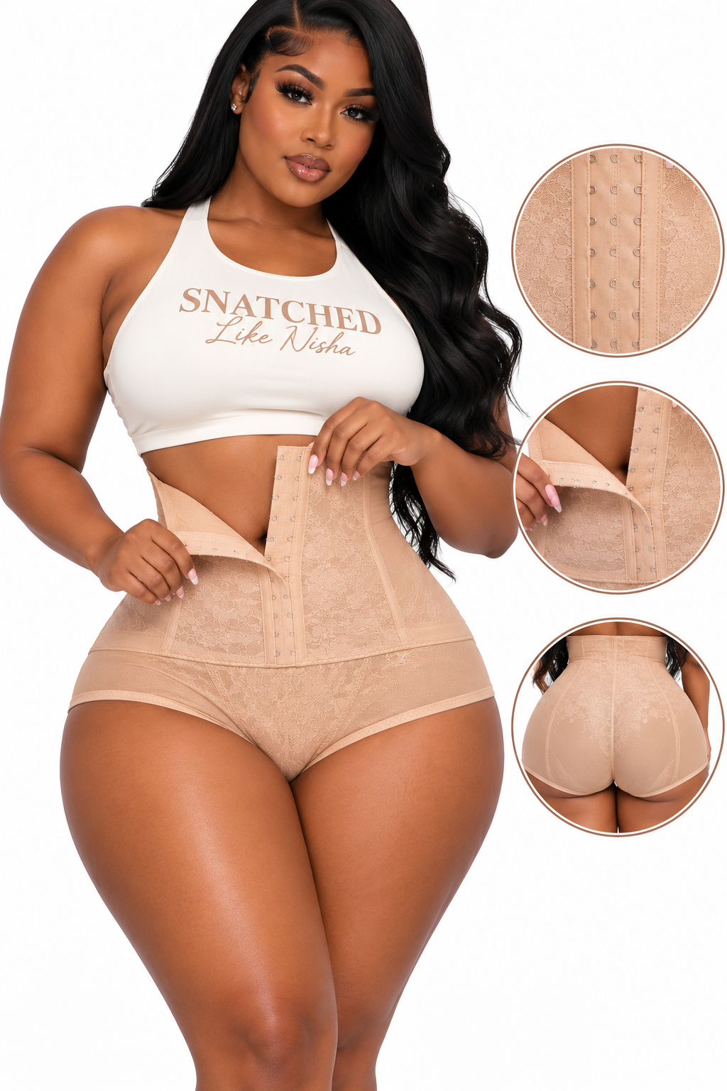 SLN Control Panties with Waist Trainer Nude 2X~Large